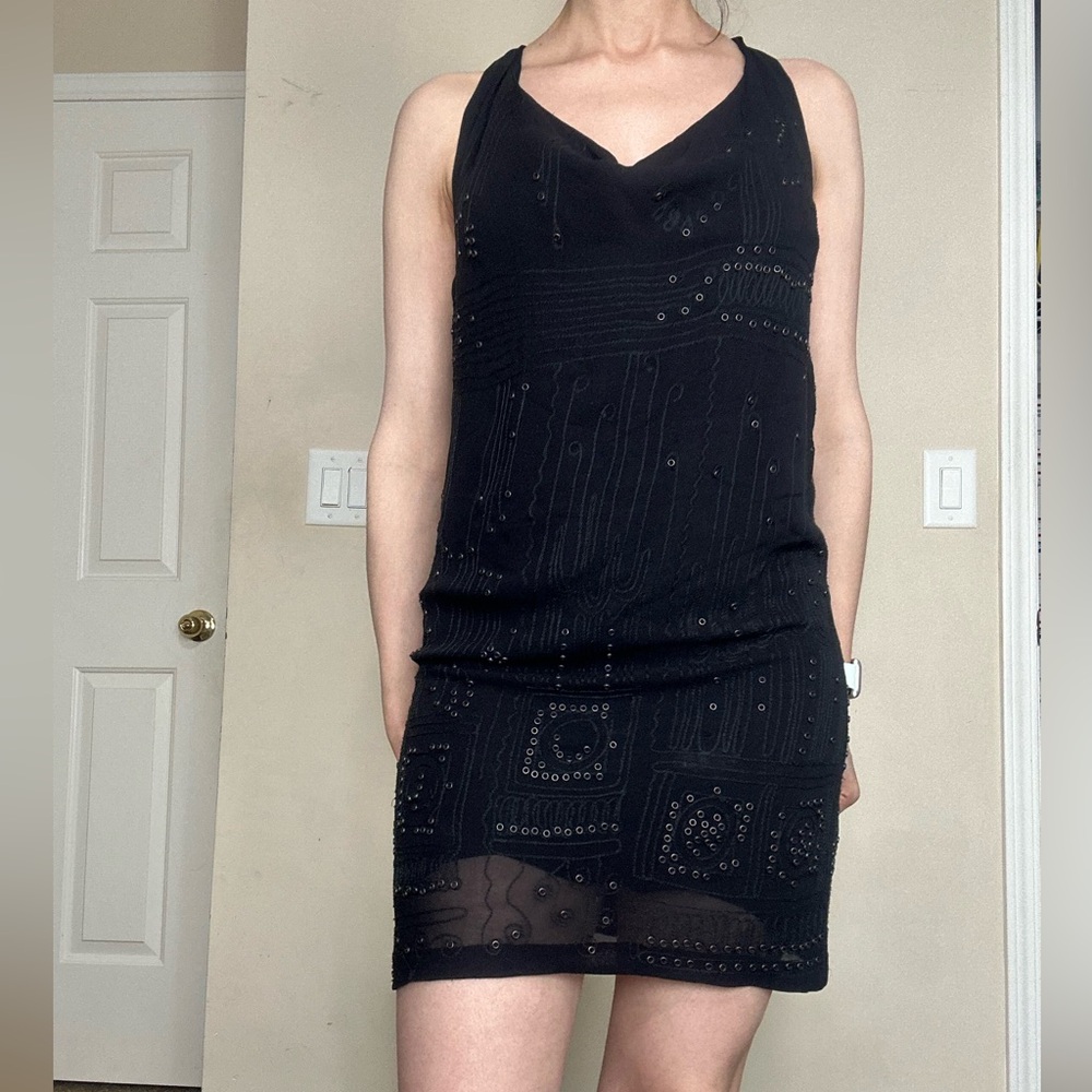 Vince Silk Black Dress